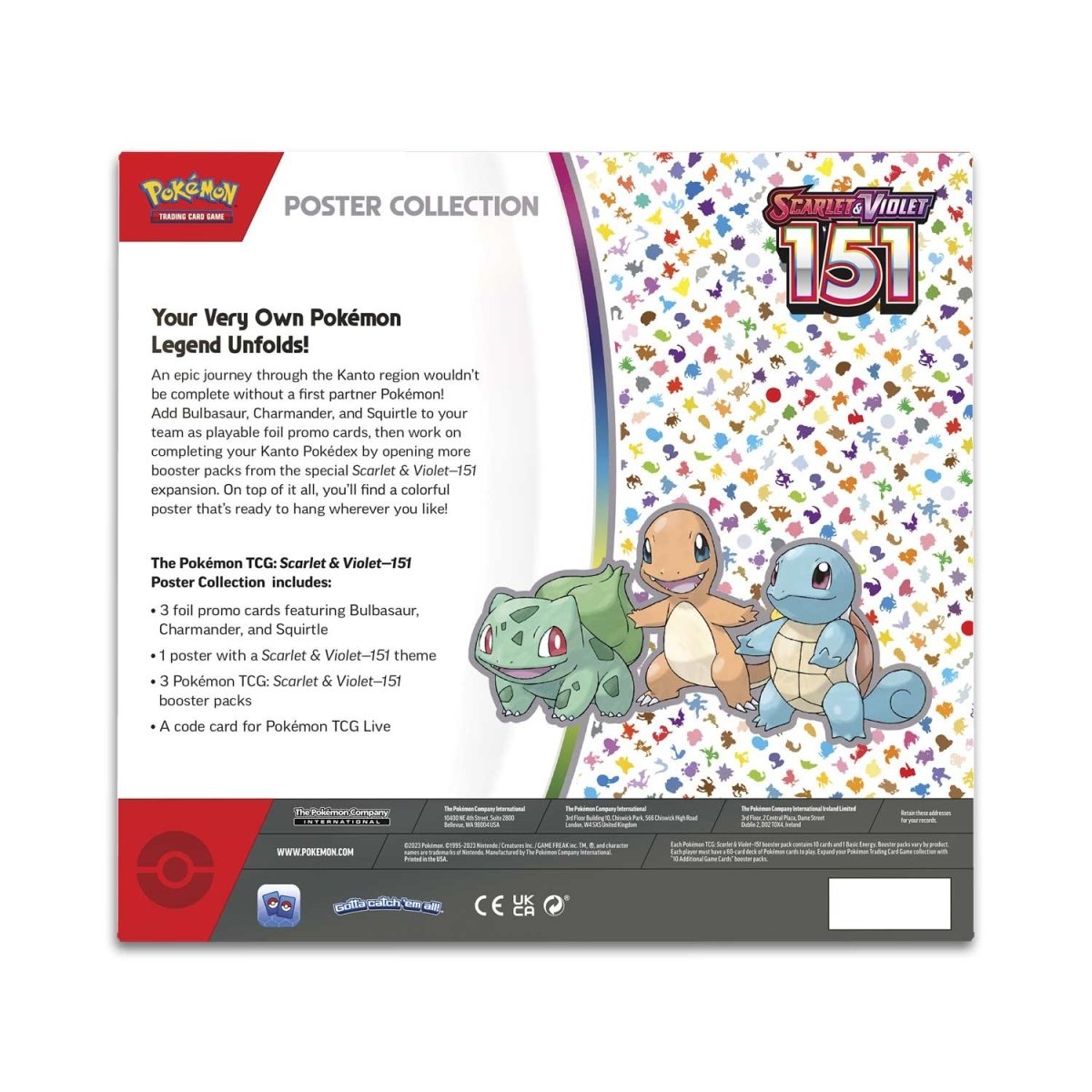 Pokemon TCG: 151 Poster Collection
