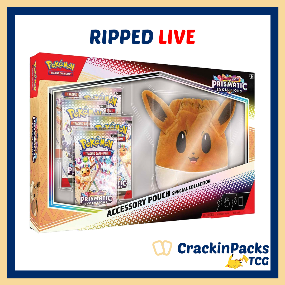 Pokemon TCG: Prismatic Evolutions Accessory Pouch Special Collection