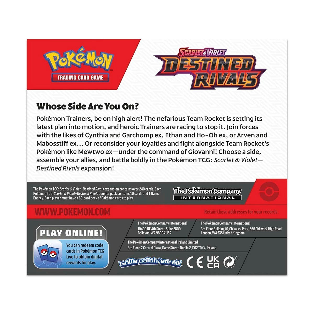 Pokemon TCG: Destined Rivals Booster Box