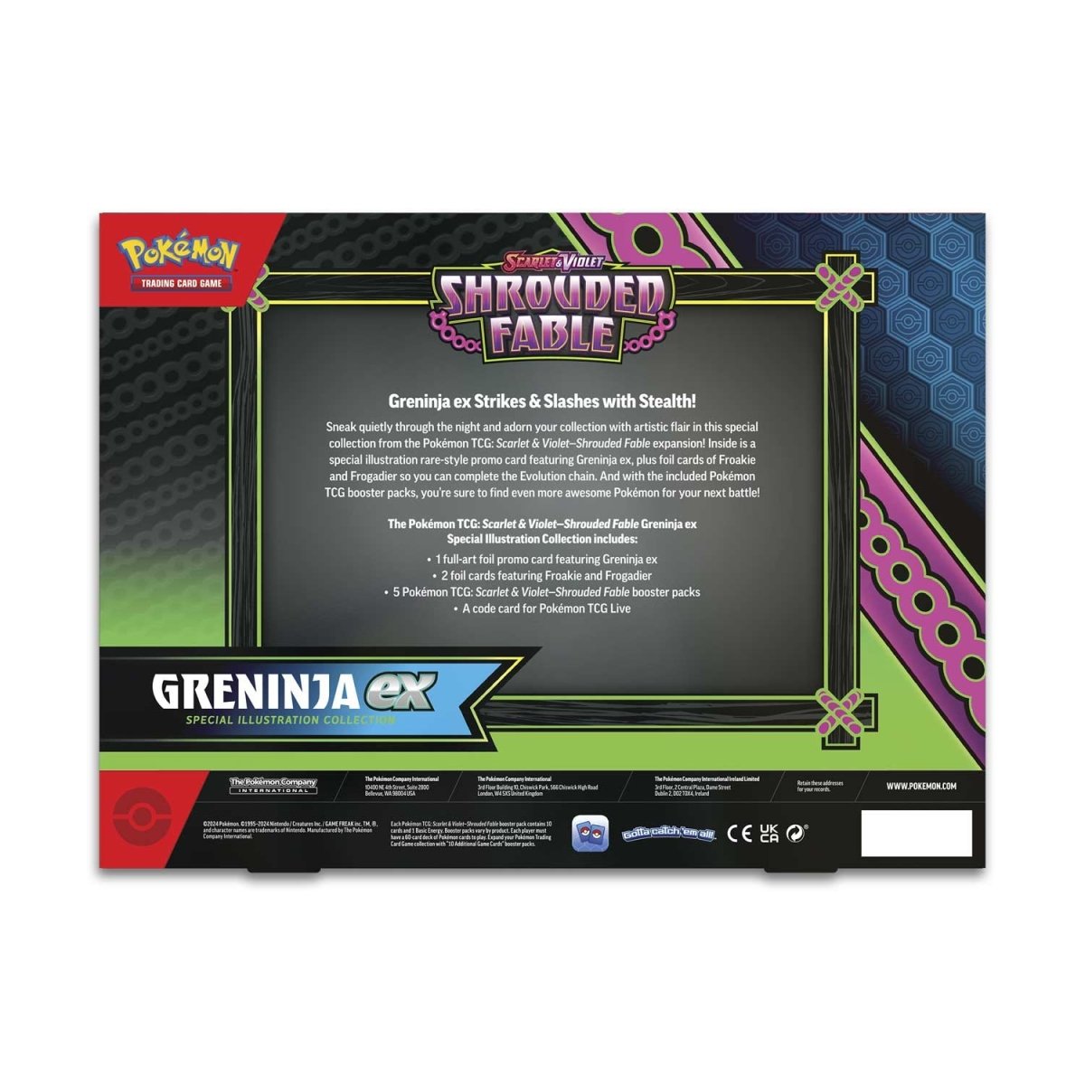 Pokemon TCG: Shrouded Fable Greninja ex Special Illustration Collection