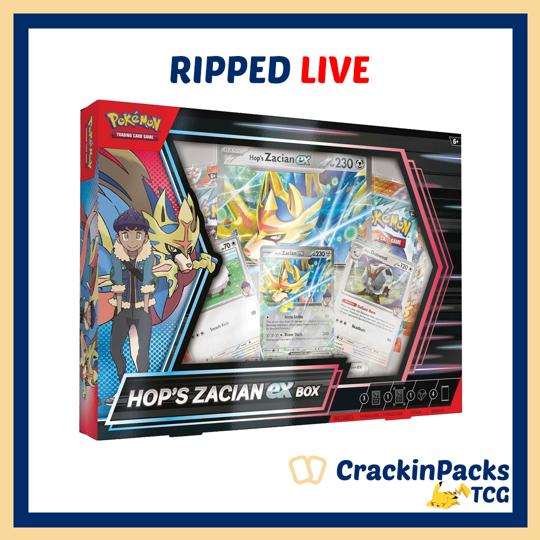 Pokémon Hop's Zacian EX Box - TCG Bandits Pokémon Hop's Zacian EX Box - TCG Bandits