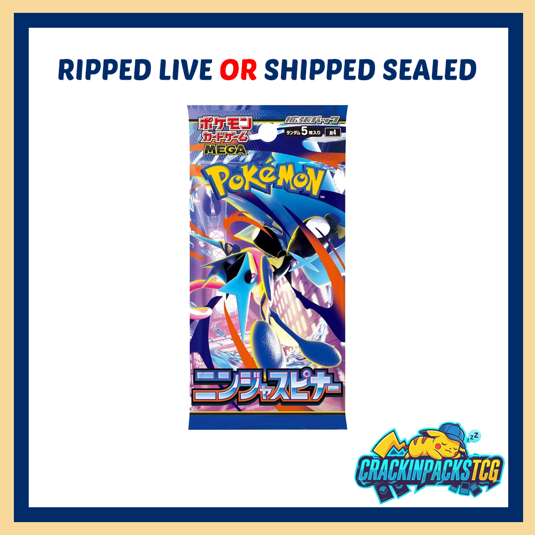 Pokmeon TCG: Ninja Spinner Booster Packs **JAPANESE**
