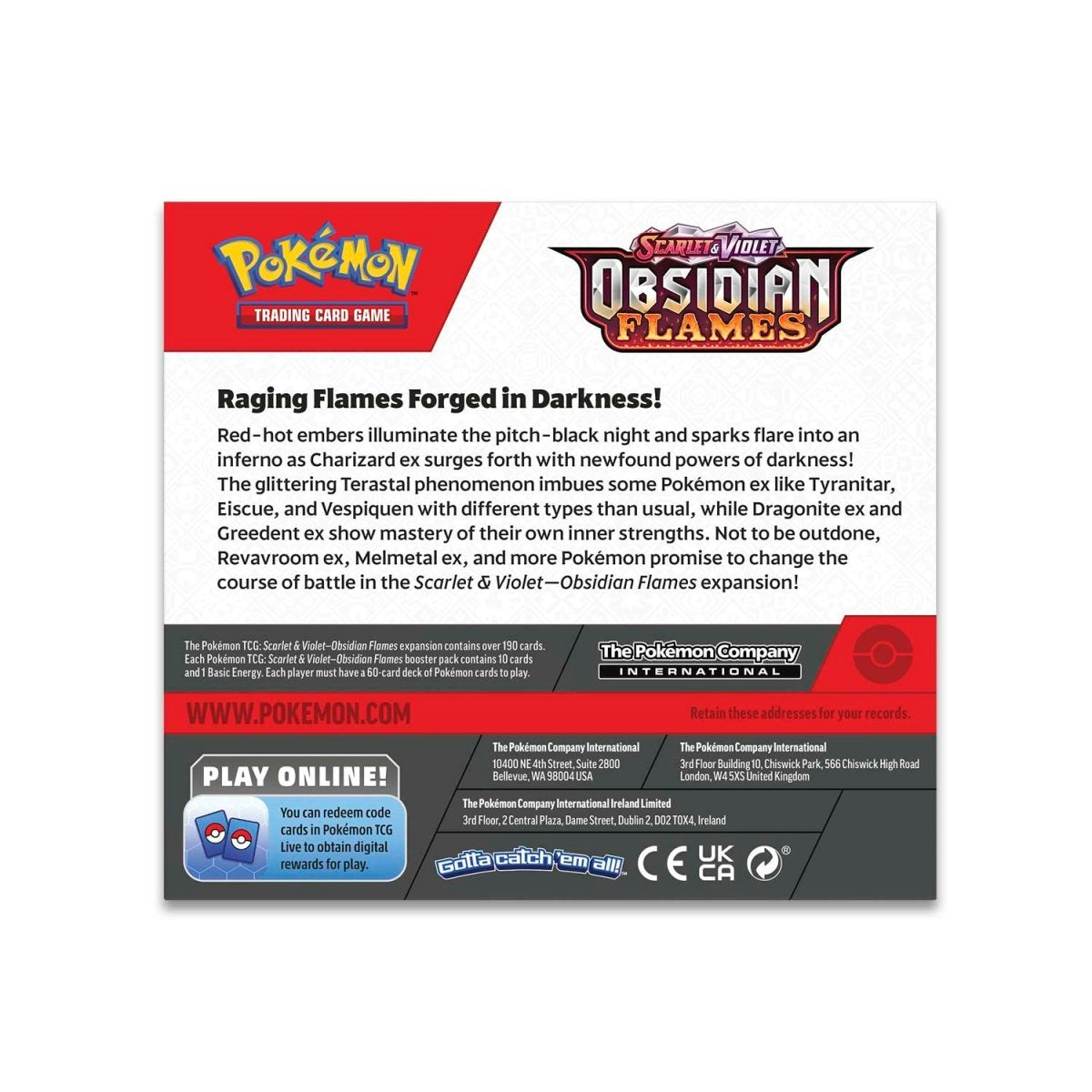 Pokemon TCG: Obsidian Flames Booster Box