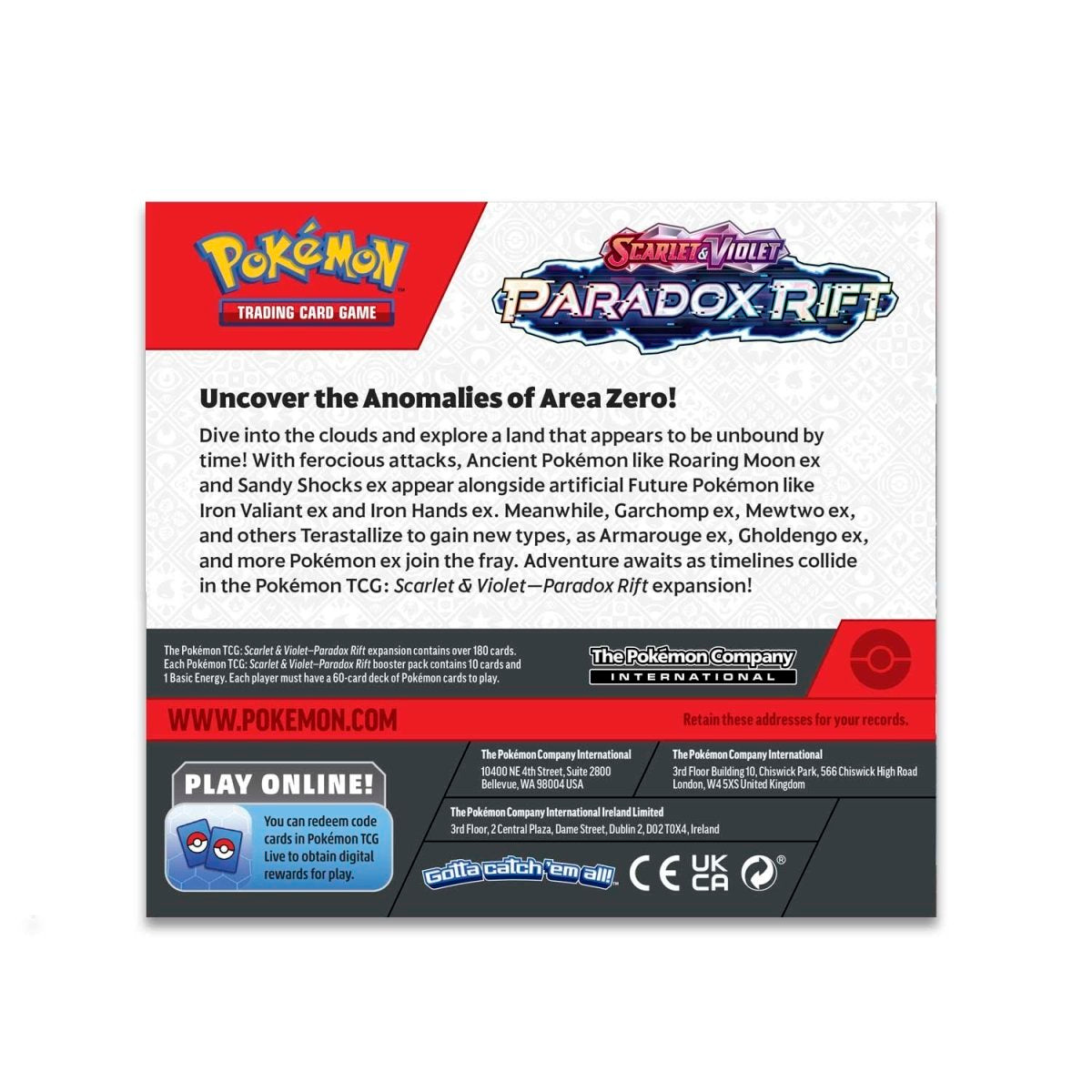 Pokemon TCG: Paradox Rift Booster Box - RIP LIVE OR SHIP SEALED