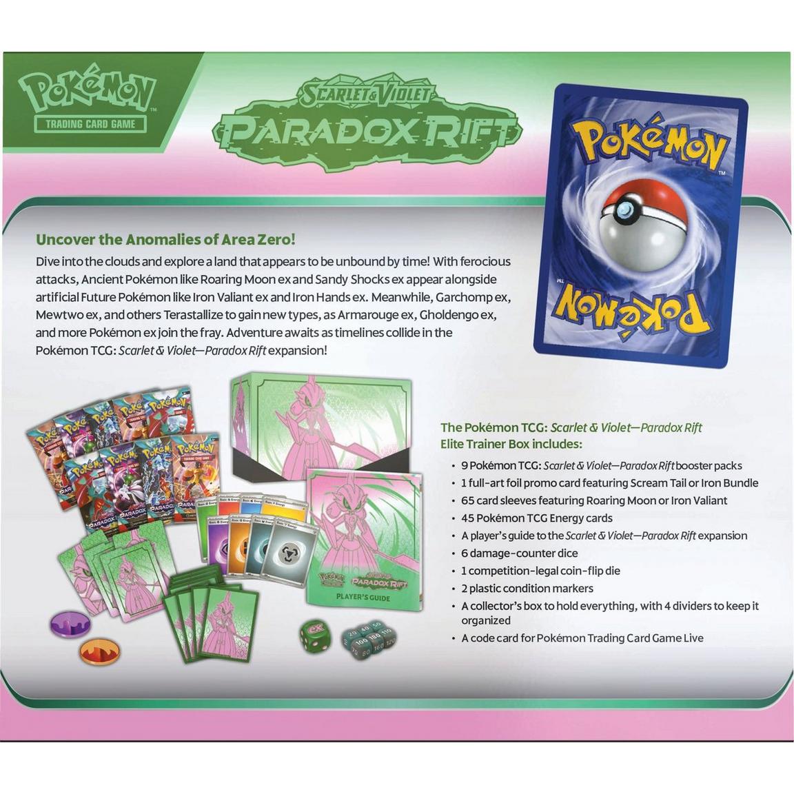 Pokemon TCG: Paradox Rift Elite Trainer Box - RIP LIVE OR SHIP SEALED