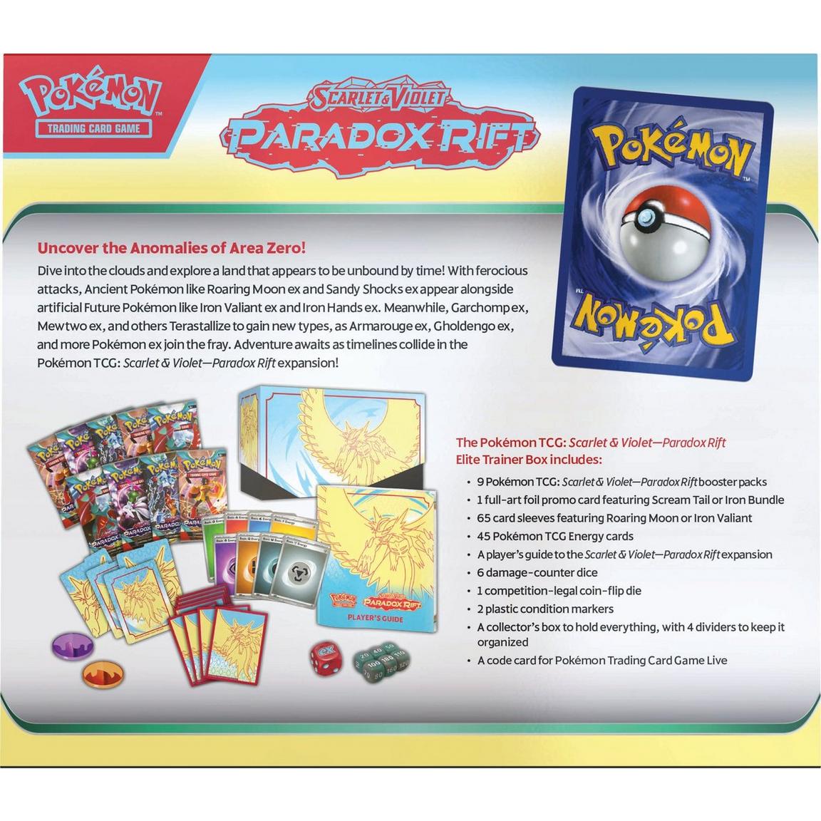 Pokemon TCG: Paradox Rift Elite Trainer Box - RIP LIVE OR SHIP SEALED