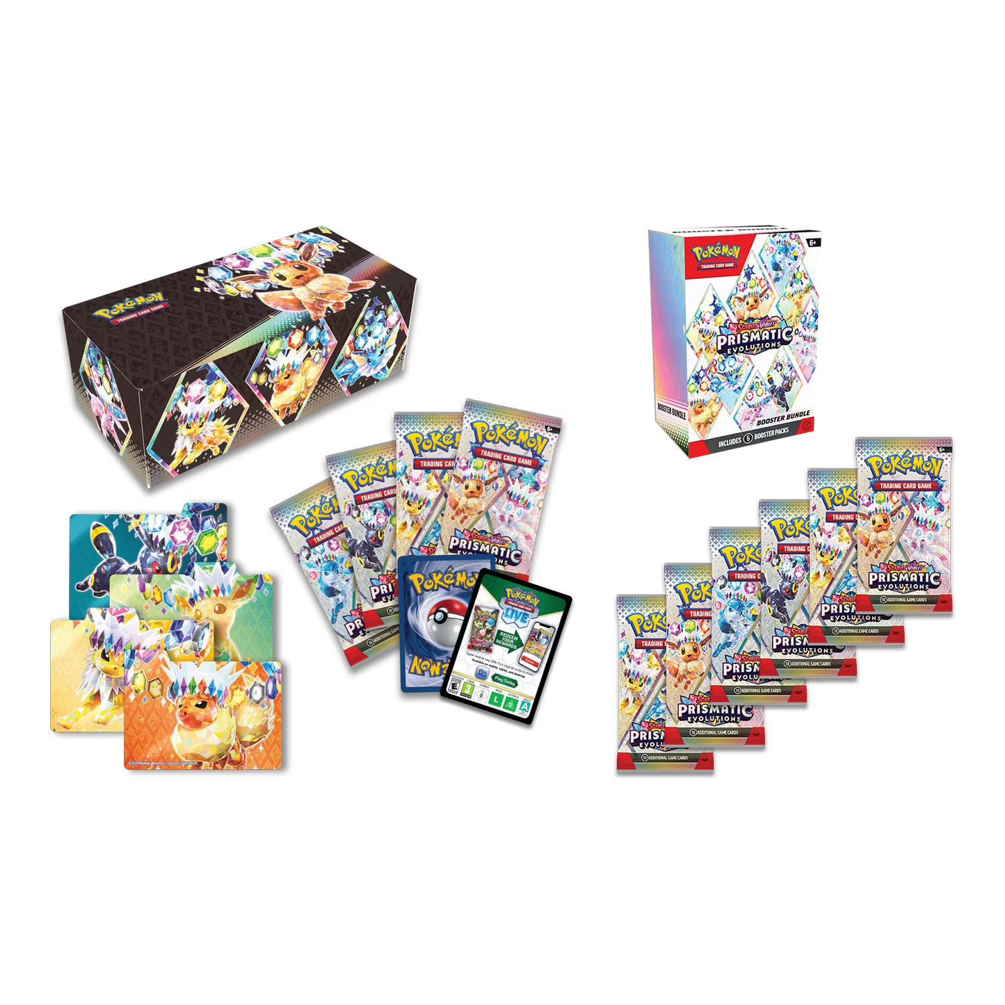 Pokemon TCG: Prismatic Evolutions Surprise Box + Booster Bundle (Sam's Club)