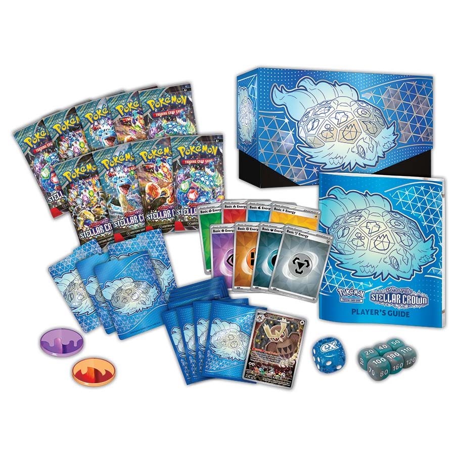 Pokemon TCG: Stellar Crown Elite Trainer Box - RIP LIVE OR SHIP SEALED