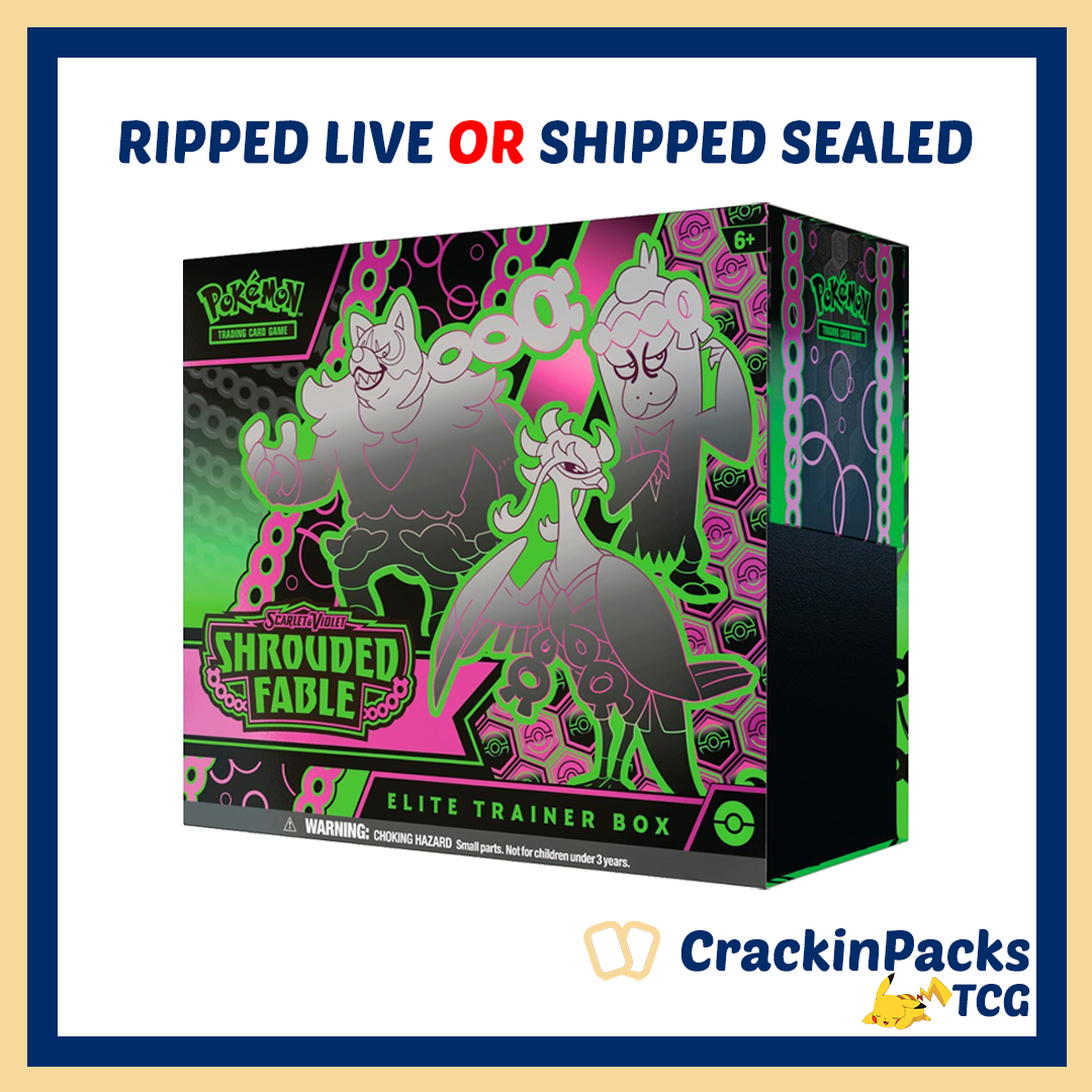Pokemon TCG: Shrouded Fable Elite Trainer Box - RIP LIVE OR SHIP SEALED