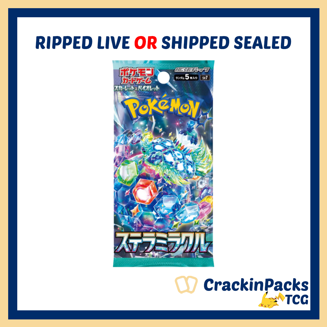 Pokemon TCG: Stellar Miracle Booster Pack (1) **Japanese** - RIP LIVE OR SHIP SEALED (**BOUNTY**)