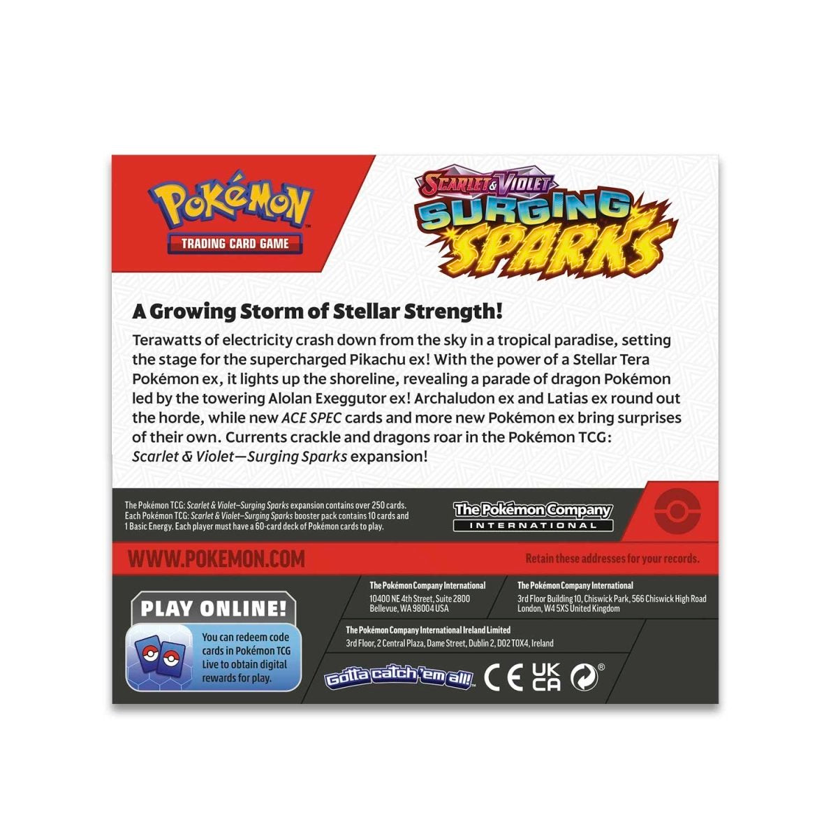 Pokemon TCG: Surging Sparks Booster Box