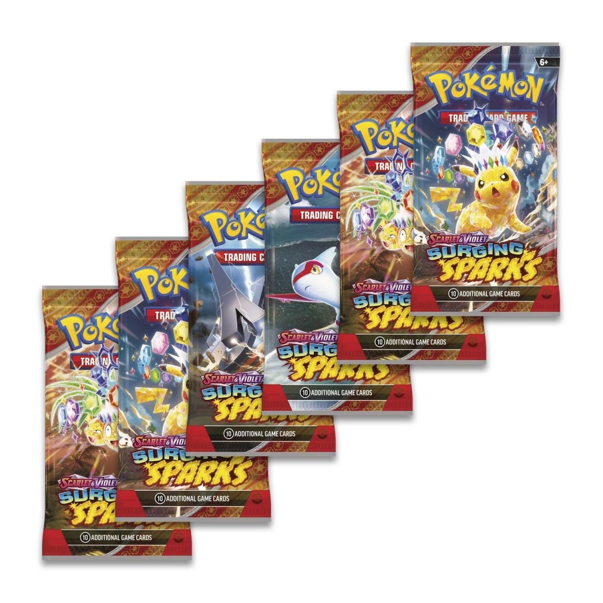 Pokemon TCG: Surging Sparks Booster Bundle (6 Packs) - RIP LIVE OR SHIP SEALED