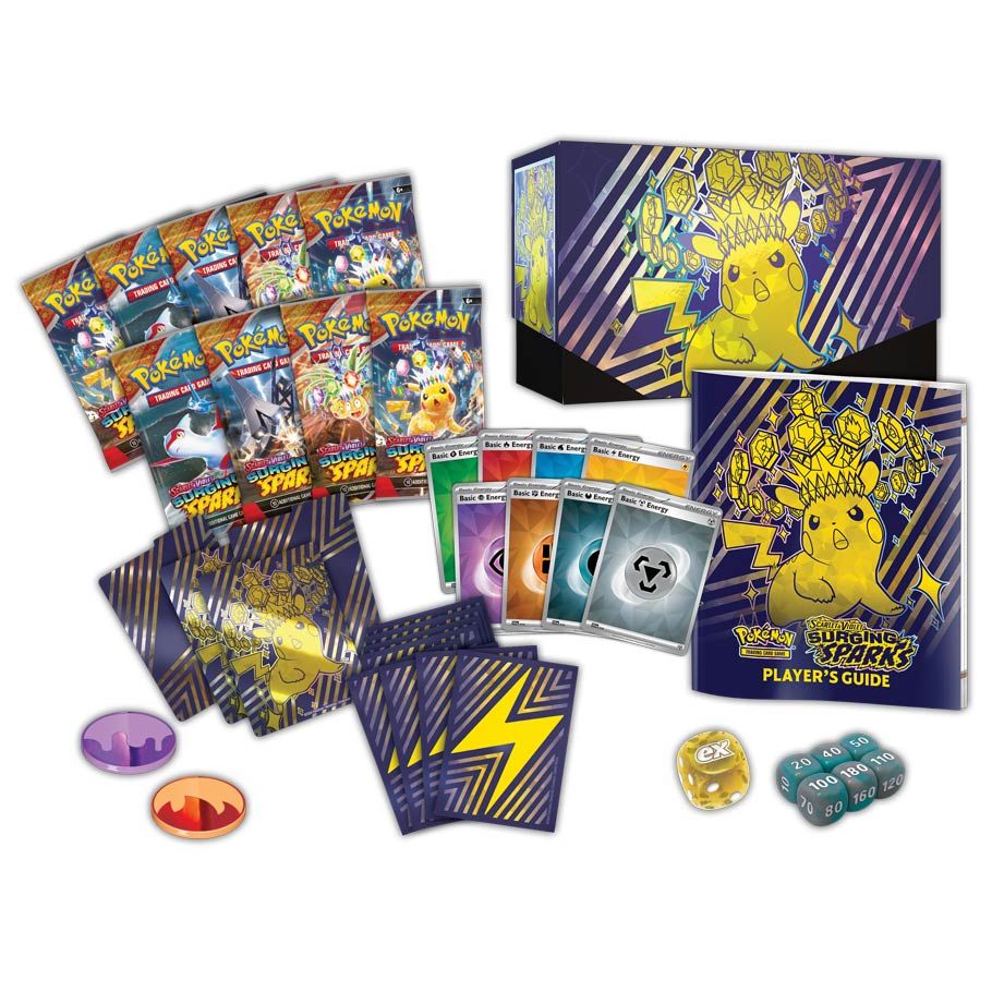 Pokemon TCG: Surging Sparks Elite Trainer Box - RIP LIVE OR SHIP SEALED