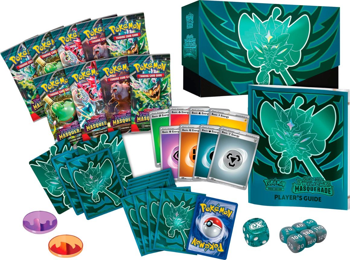 Pokemon TCG: Twilight Masquerade Elite Trainer Box - RIP LIVE OR SHIP SEALED