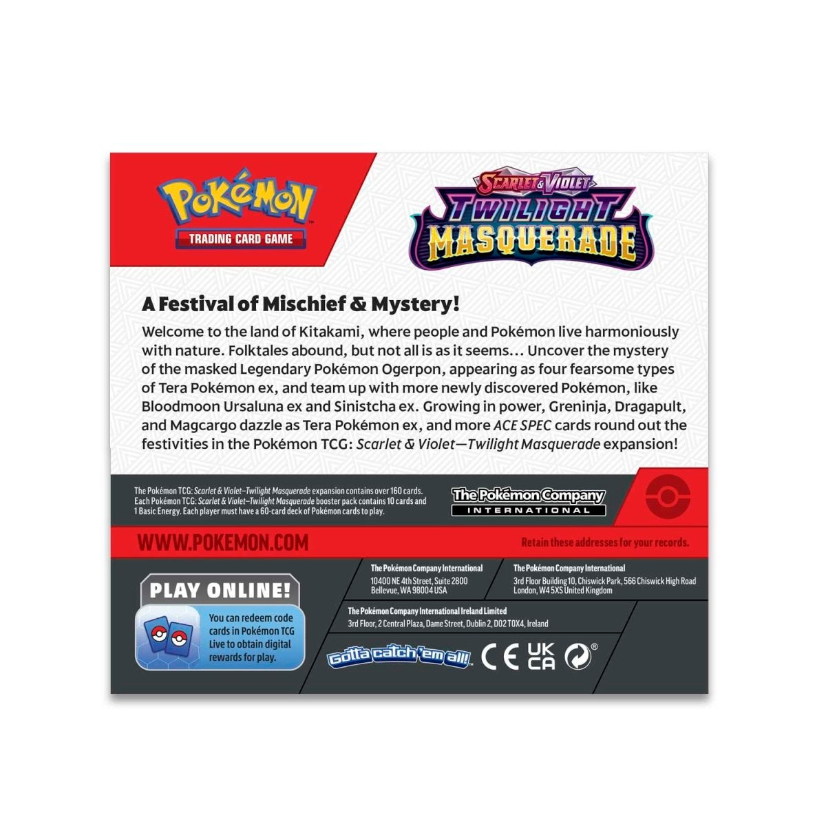 Pokemon TCG: Twilight Masquerade Booster Box - RIP LIVE OR SHIP SEALED