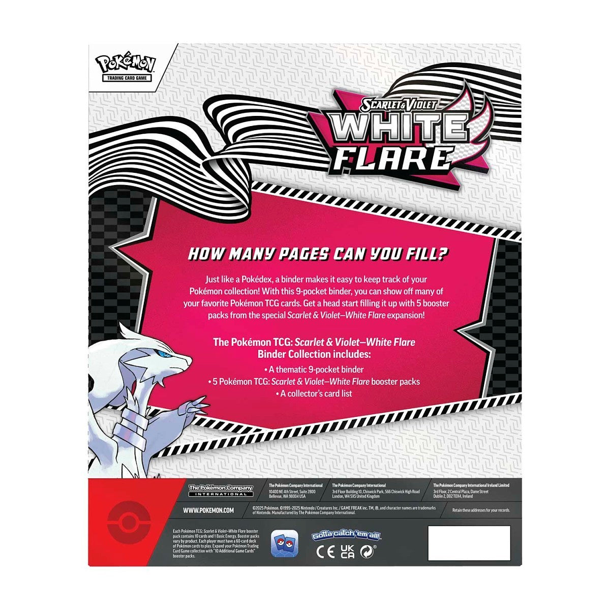 Pokemon TCG: White Flare Binder Collection