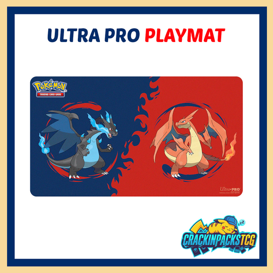 Pokemon Playmat: Mega Charizard X and Mega Charizard Y (Ultra Pro)