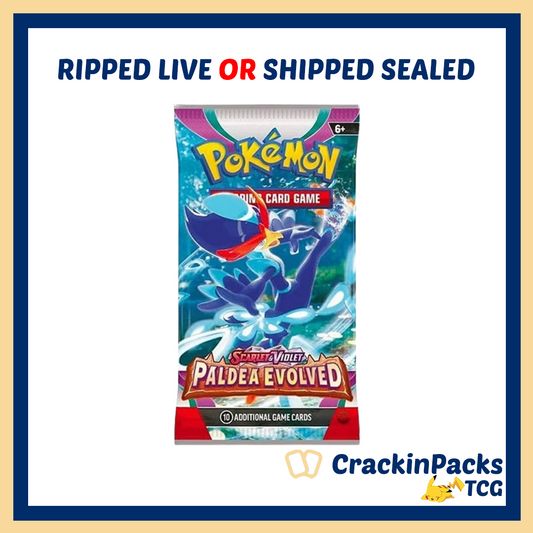 Pokemon TCG: Paldea Evolved Booster Pack (1) - RIP LIVE (**Bounty**)