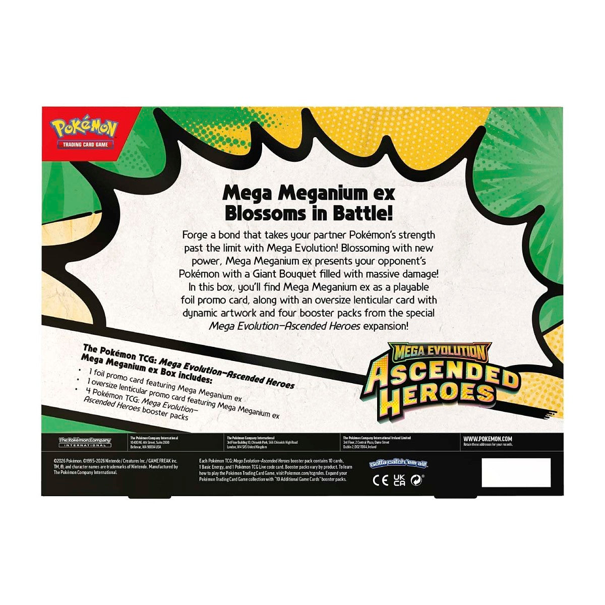 Pokemon TCG: Ascended Heroes Mega Meganium ex Box