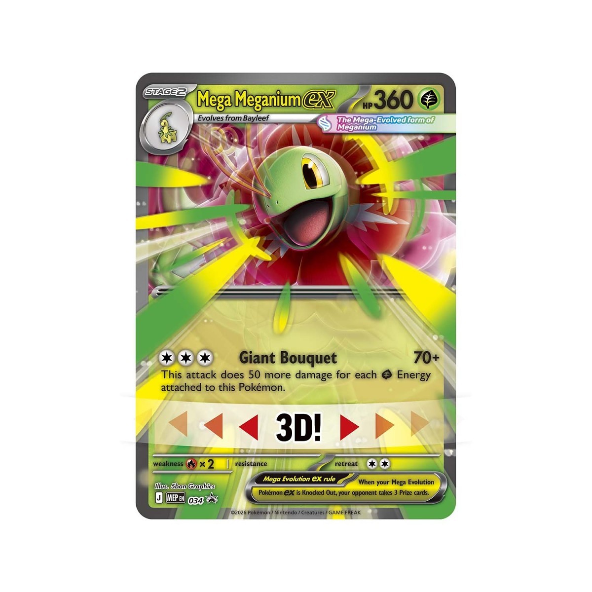 Pokemon TCG: Ascended Heroes Mega Meganium ex Box