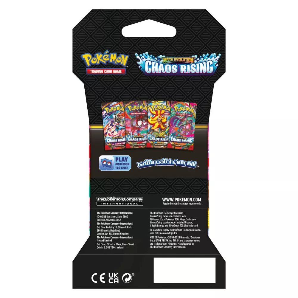 Pokemon TCG: Chaos Rising Sleeved Booster Pack