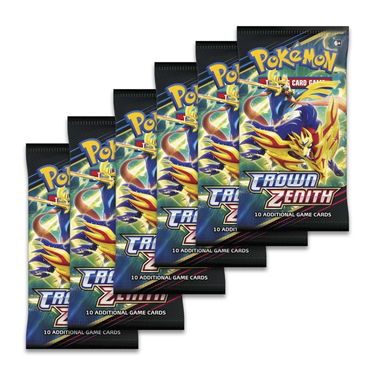 Pokemon TCG: Crown Zenith Booster Bundle (6 Packs) - RIP LIVE OR SHIP SEALED