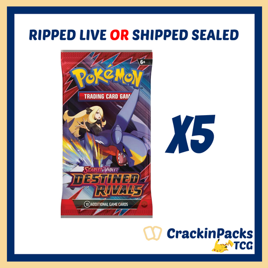 Pokemon TCG: Destined Rivals - 5 Booster Pack