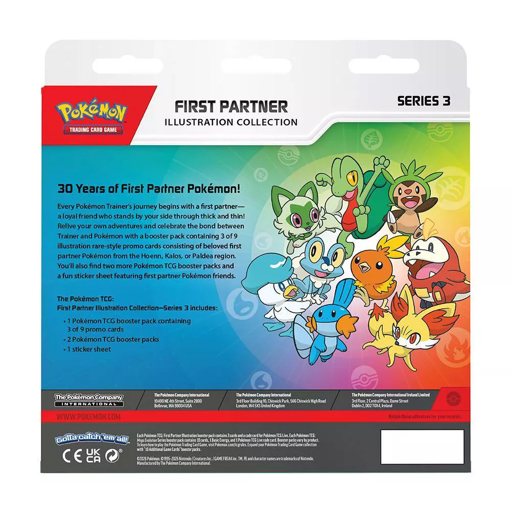 Pokemon TCG: First Partner Illustration Collection Series 3