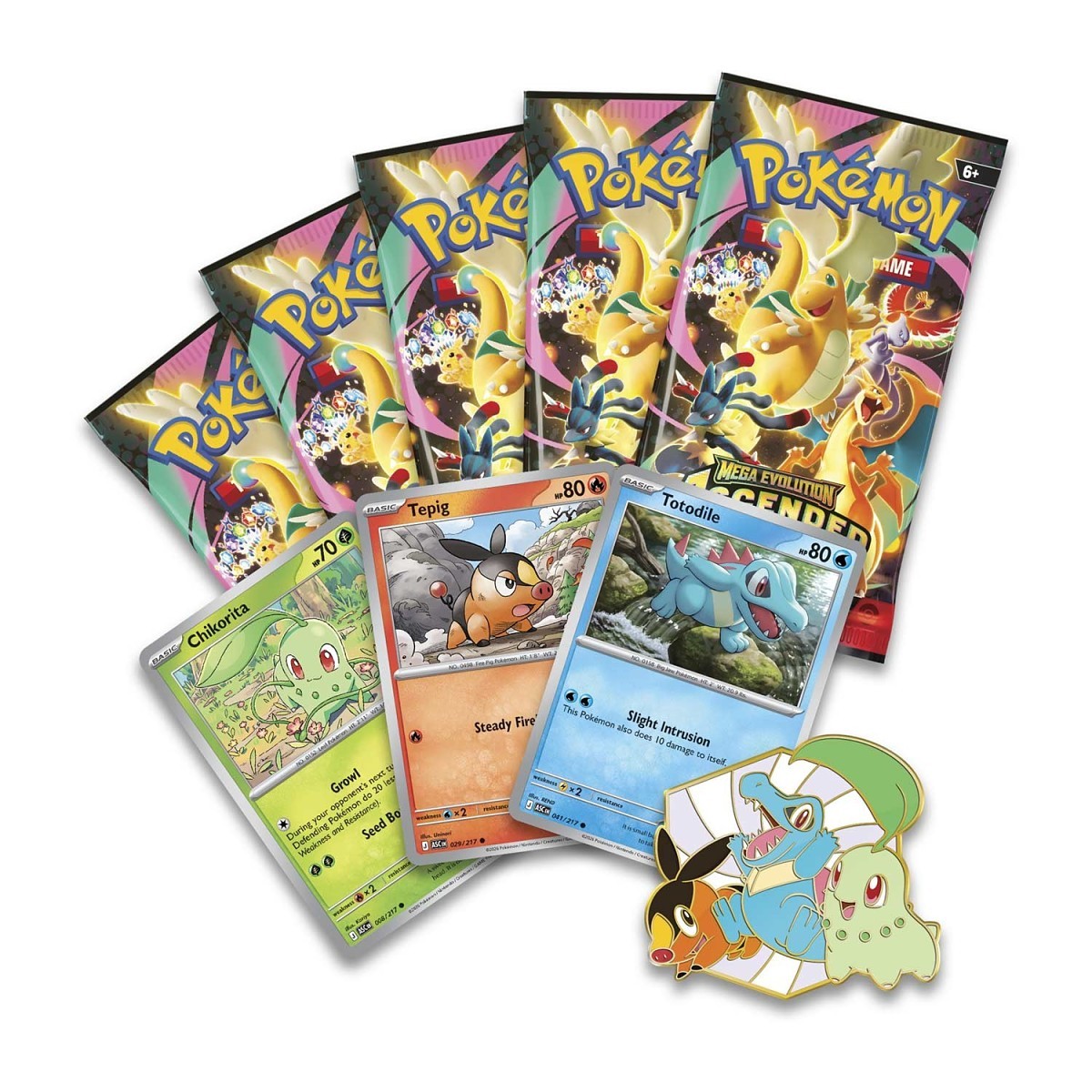 Pokemon TCG: Ascended Heroes First Partner Deluxe Pin Collection