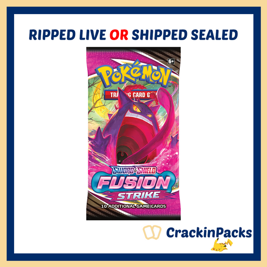 Pokemon TCG: Fusion Strike Booster Booster Pack (1) - RIP LIVE (**Bounty**)