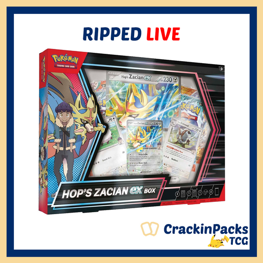 Pokemon TCG: Hop’s Zacian ex Box