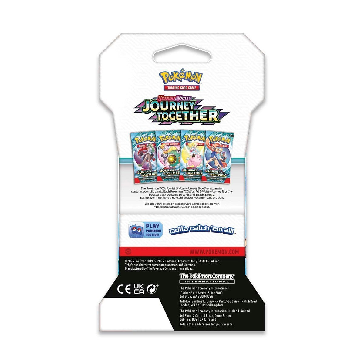 Pokemon TCG: Journey Together Sleeved Booster Pack