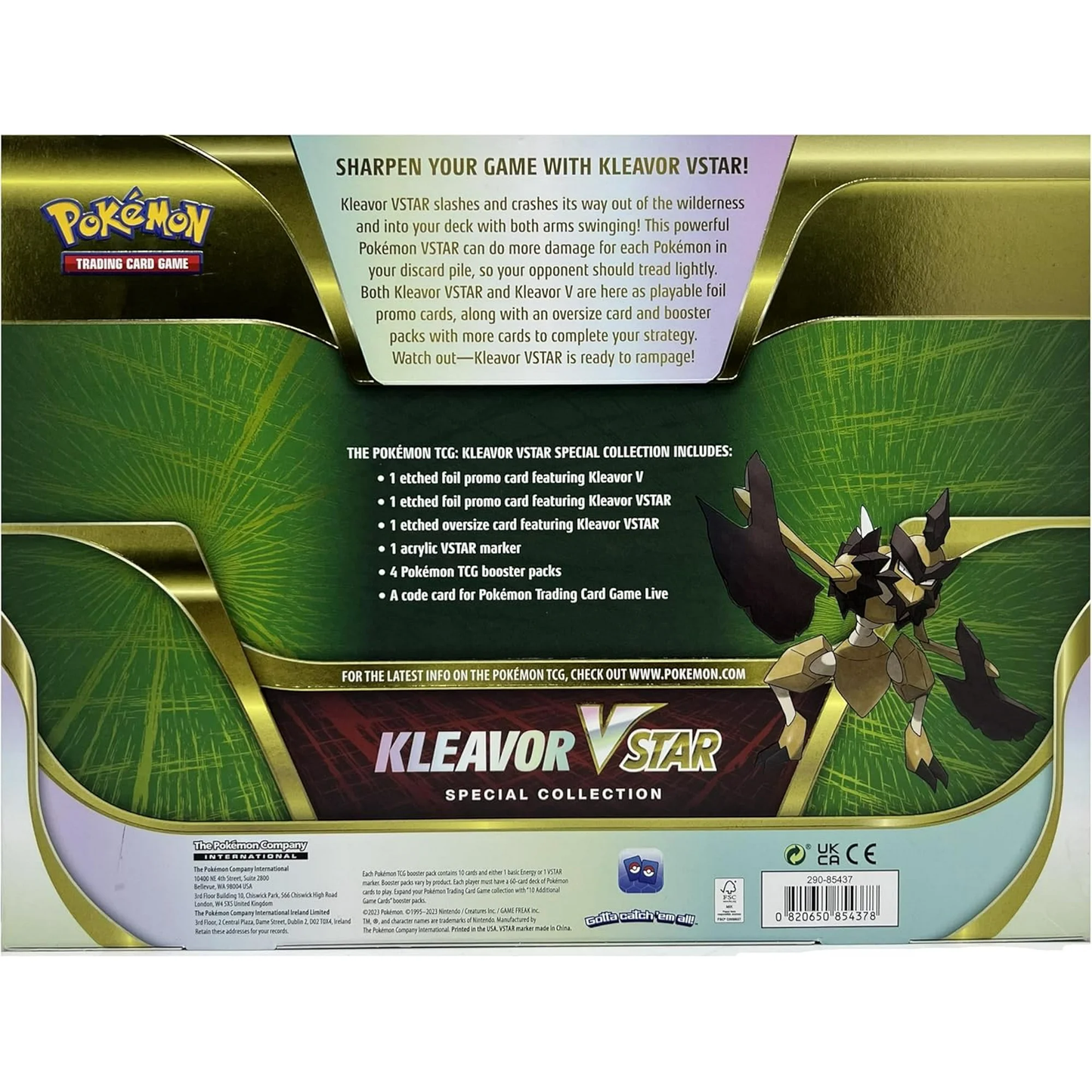 Pokemon TCG: Kleavor VSTAR Special Collection