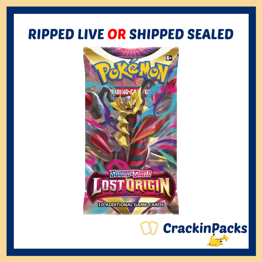 Pokemon TCG: Lost Origin Booster Booster Pack (1) - RIP LIVE (**Bounty**)