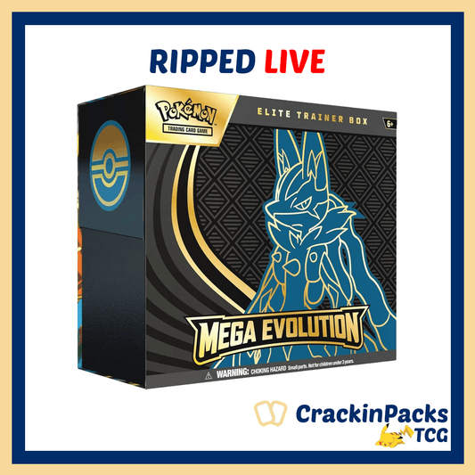 Pokemon TCG: Mega Evolutions Elite Trainer Box (Lucario) - RIP LIVE