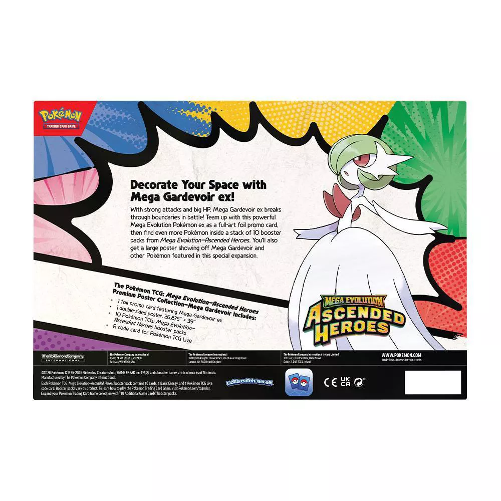Pokemon TCG: Mega Gardevoir Ascended Heroes Premium Poster Collection