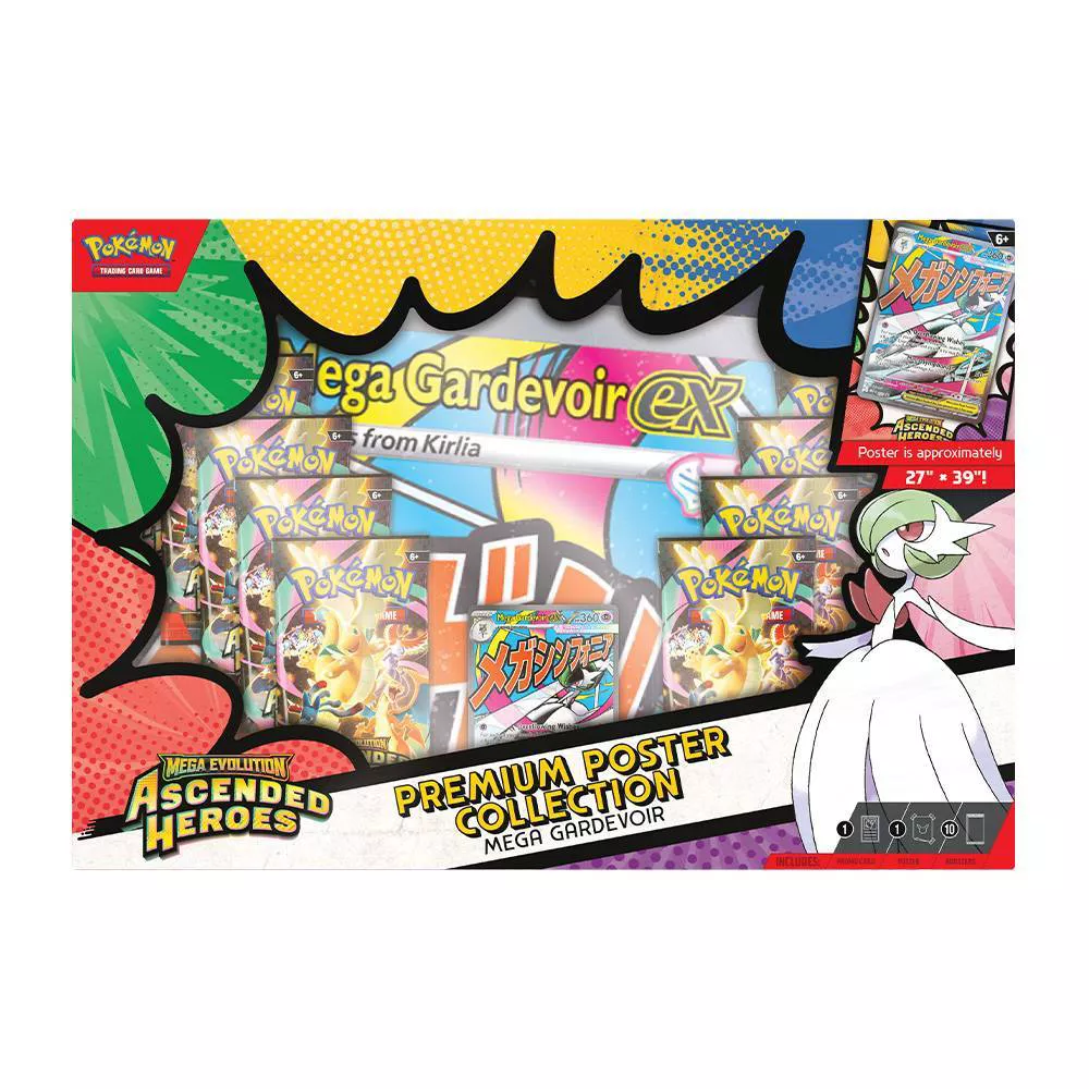 Pokemon TCG: Mega Gardevoir Ascended Heroes Premium Poster Collection