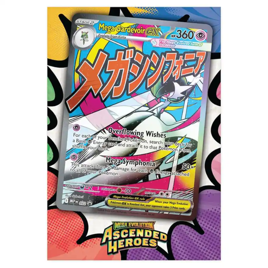 Pokemon TCG: Mega Gardevoir Ascended Heroes Premium Poster Collection