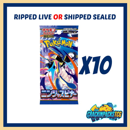 Pokmeon TCG: Ninja Spinner - 10 Booster Packs **JAPANESE**
