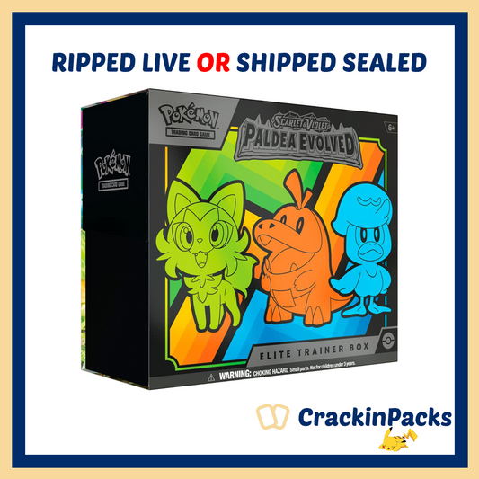 Pokemon TCG: Paldea Evolved Elite Trainer Box - RIP LIVE OR SHIP SEALED