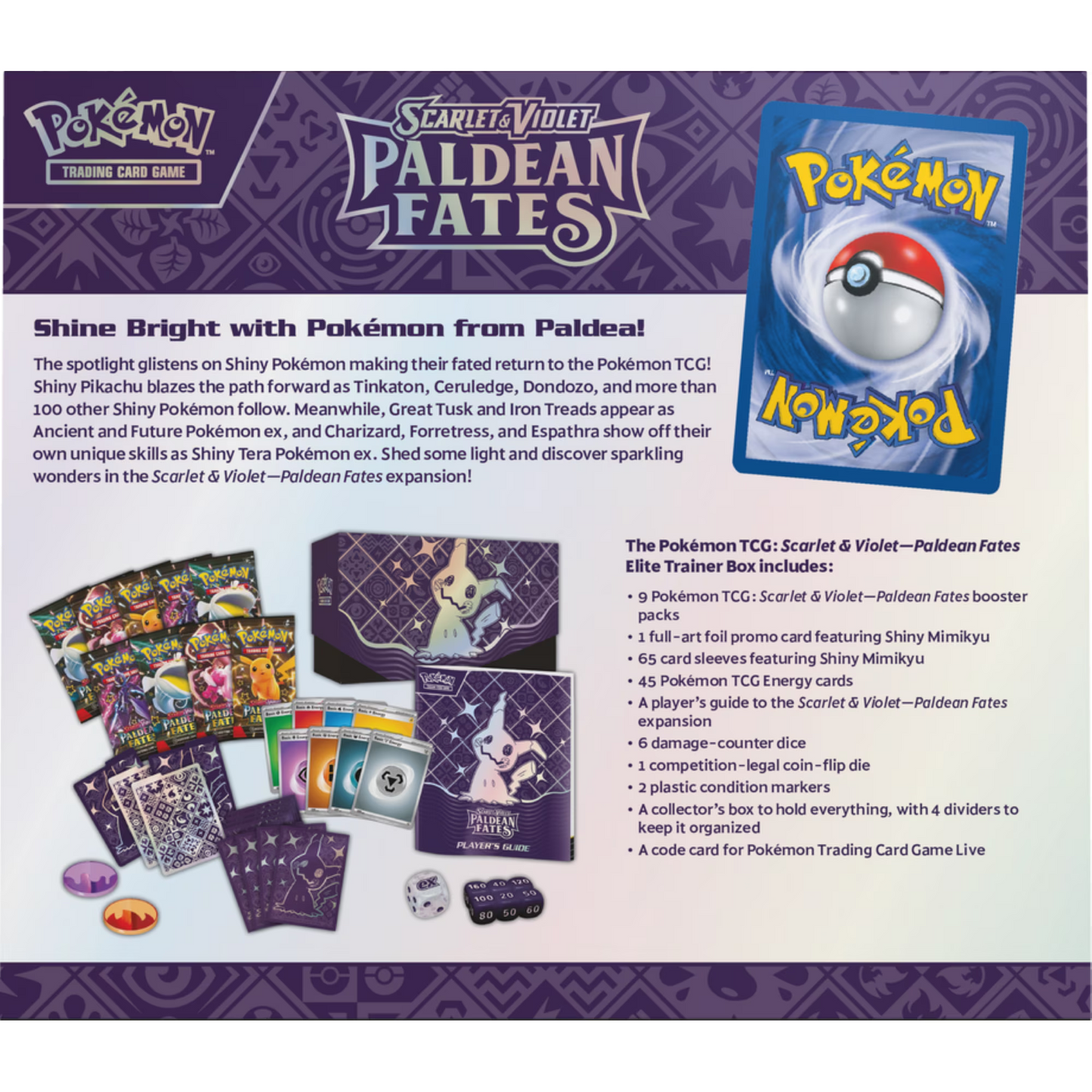Pokemon TCG: Paldean Fates Elite Trainer Box