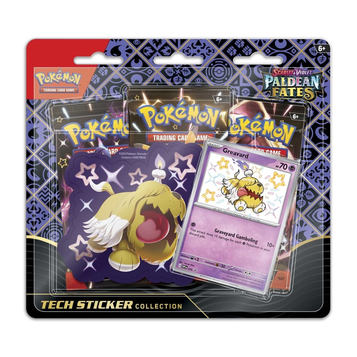 Pokemon TCG: Paldean Fates Tech Sticker Collection