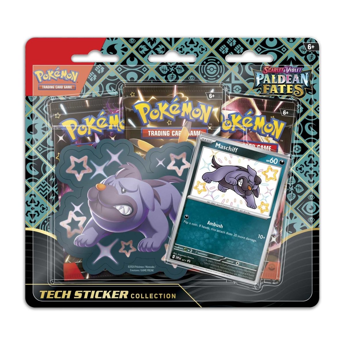 Pokemon TCG: Paldean Fates Tech Sticker Collection