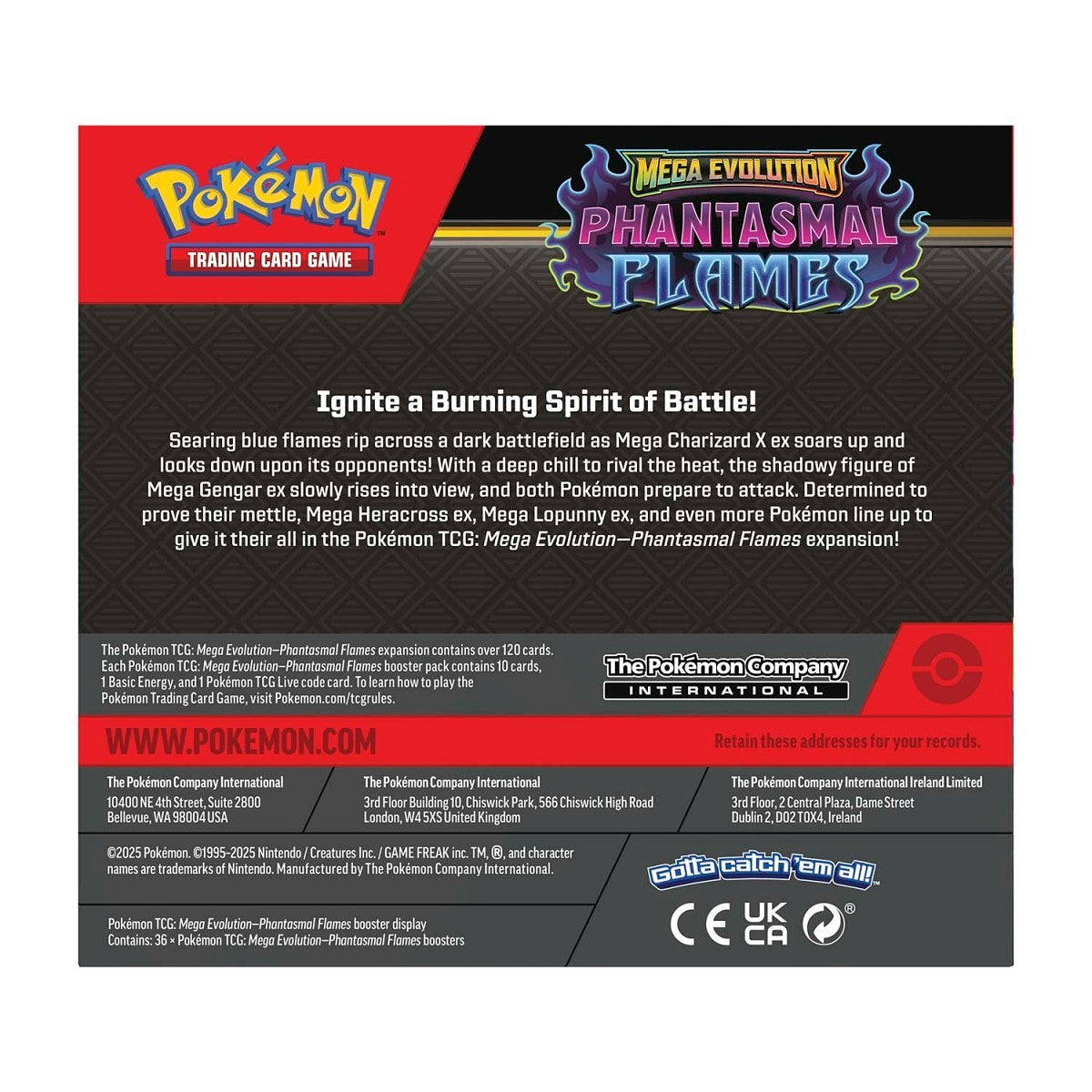 Pokemon TCG: Phantasmal Flames Booster Box