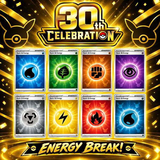Pokemon TCG: 30th Celebration Energy Break - 108 Packs