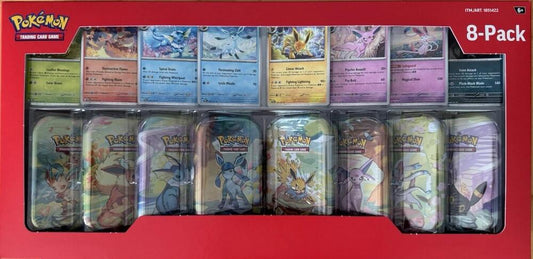 Pokemon TCG: Prismatic Evolutions 8-Pack Mini Tins (Costco)