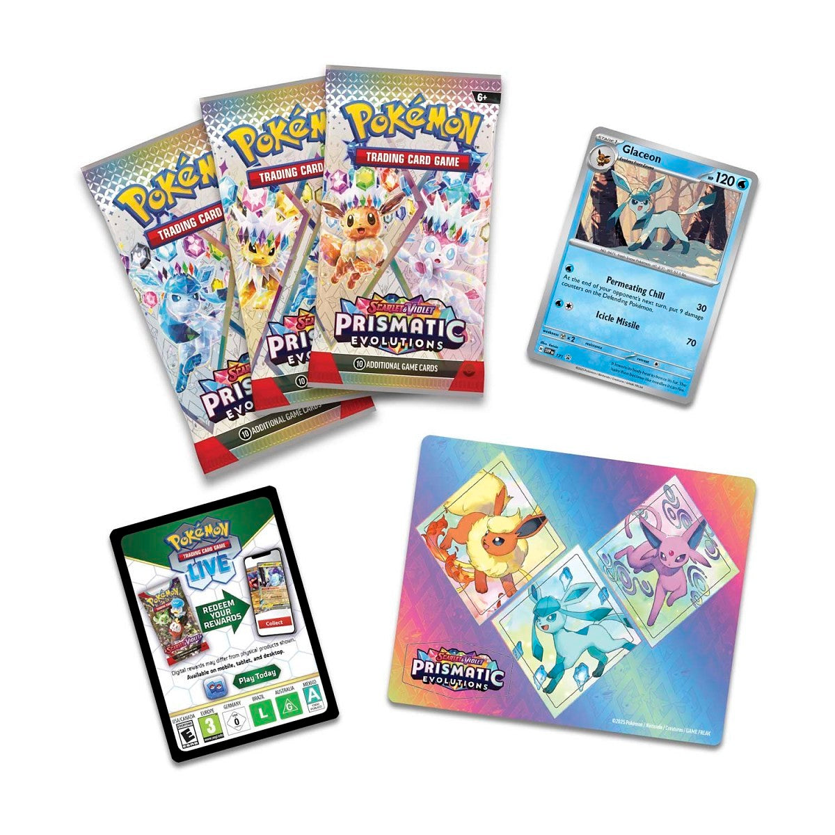 Pokemon TCG: Prismatic Evolutions Tech Sticker Collection