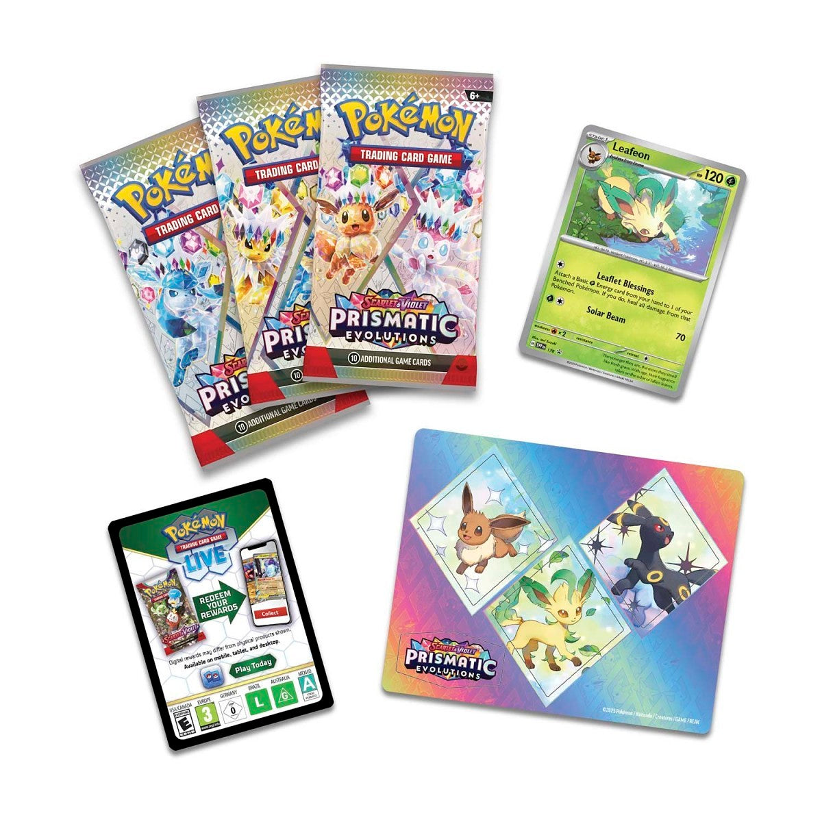 Pokemon TCG: Prismatic Evolutions Tech Sticker Collection