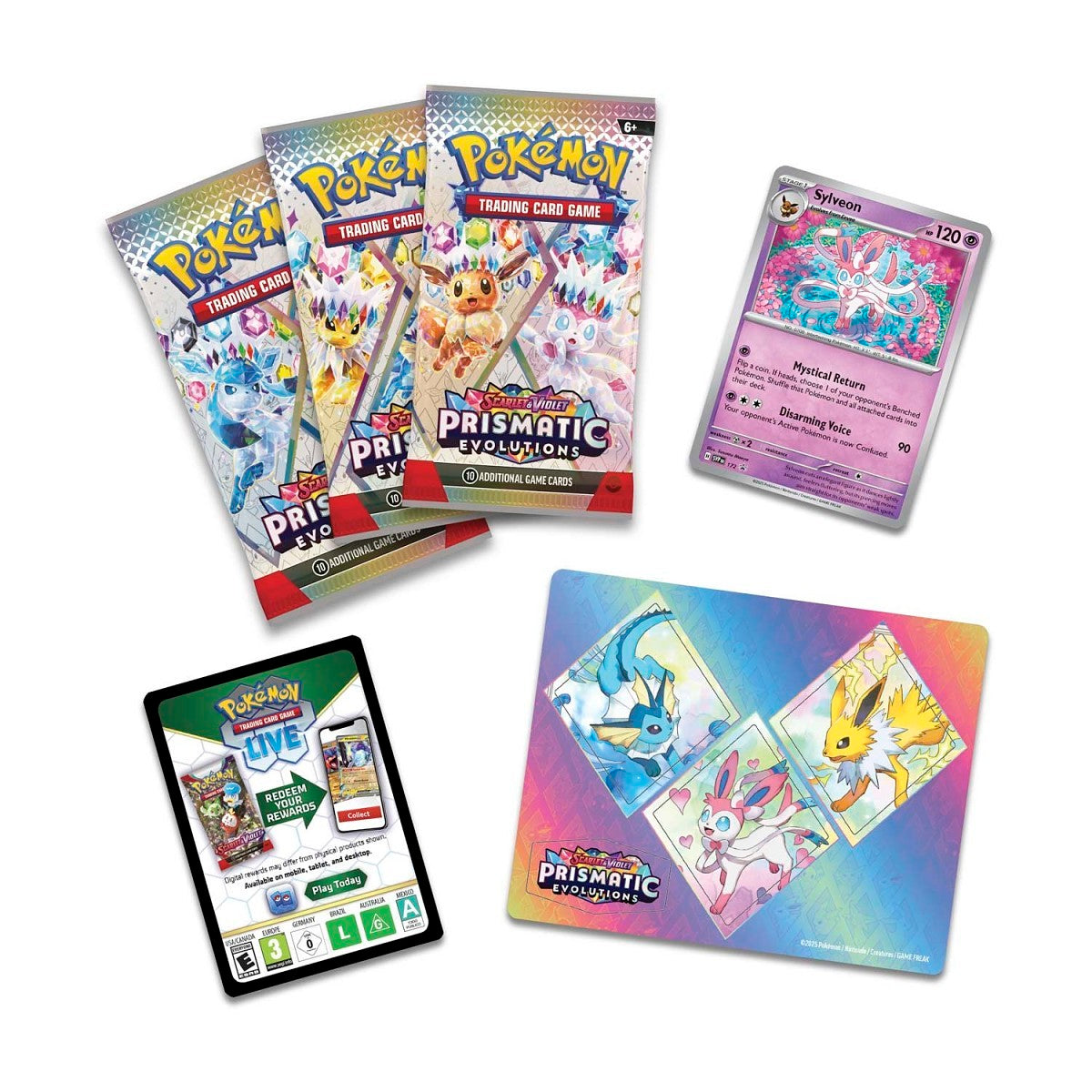 Pokemon TCG: Prismatic Evolutions Tech Sticker Collection