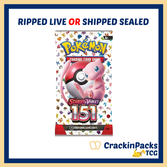 Pokemon TCG: 151 Booster Pack (1) - RIP LIVE (**Bounty**)